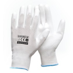 X-PUNO białe rękawice...